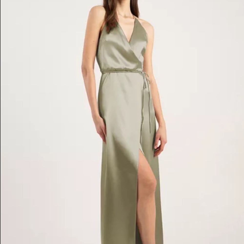 Jenny Yoo Lana dress in Sage